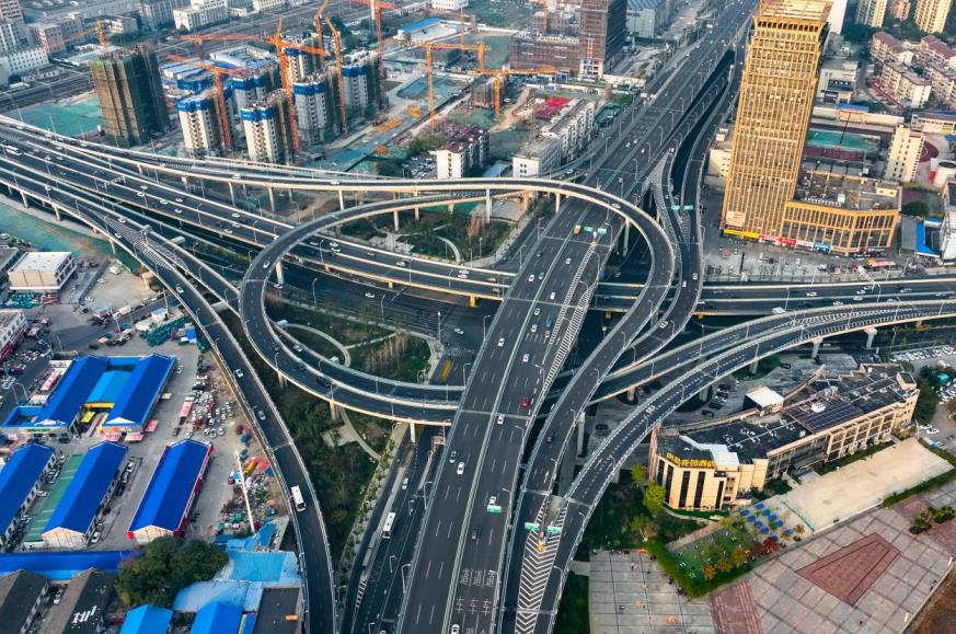 安徽建工承建的合肥市銅陵路高架。安徽建工集團供圖